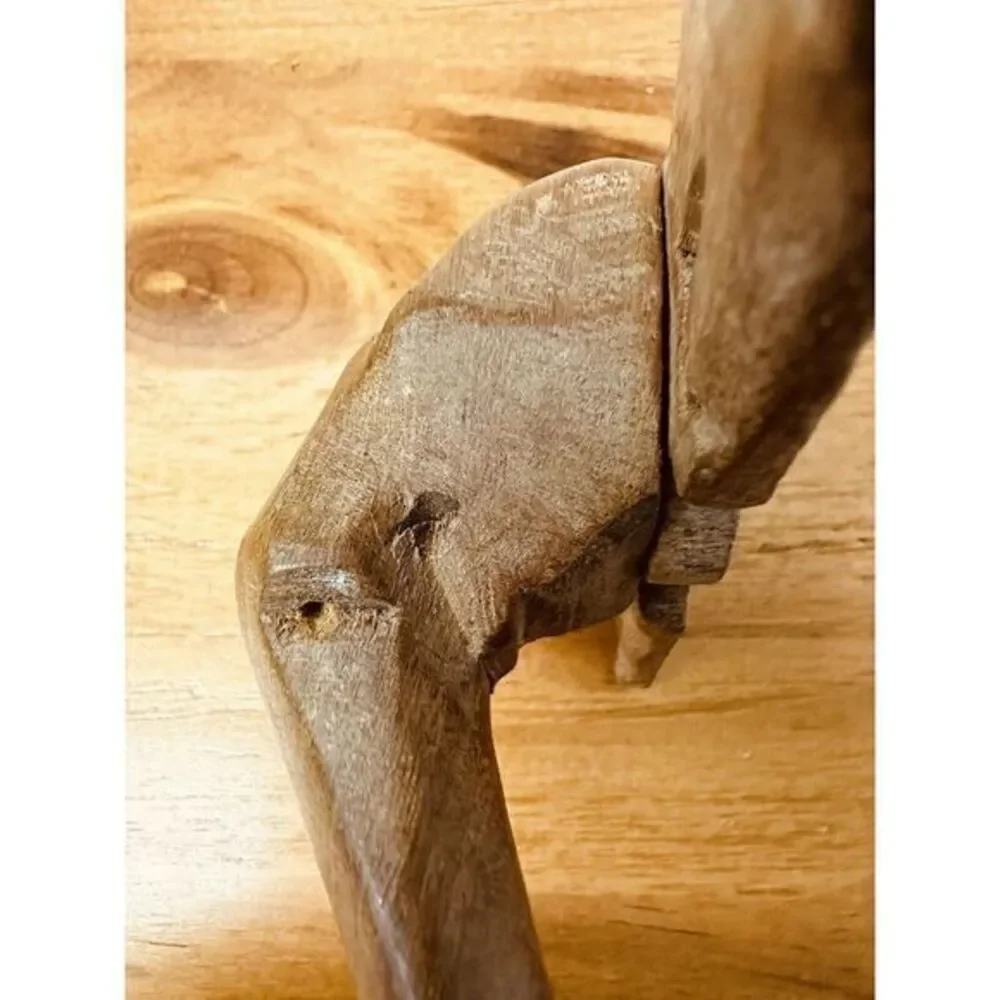 Vintage Wooden Brown Elephant‎ 6.5